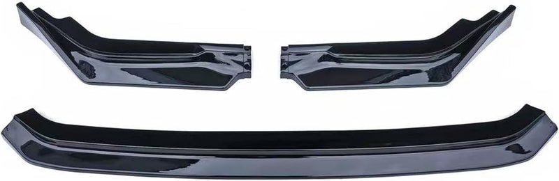 Sts.Ev01 Front Bumper Lip Splitter Spoiler Fit for Honda Civic Type R Type-R 2023 2024 2025, 3pcs Air Dam Chin Body Kit Underbody Lip Accessories (Gloss Black) - Image 5